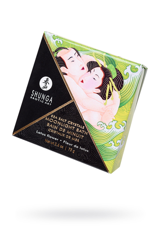 Соль Мёртвого моря Shunga Moonlight Bath Цветок лотоса с лечебными свойствами, 75 гр.