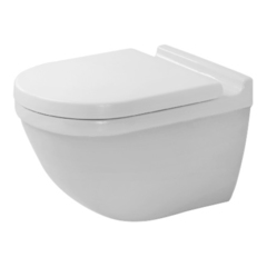 Duravit Starck 3 2527090000 Унитаз подвесной безободковый, 540х360 мм, с креплением Durafix, цвет белый фото