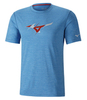 Футболка мужская Mizuno Impulse Core Graphic Tee синяя - 1