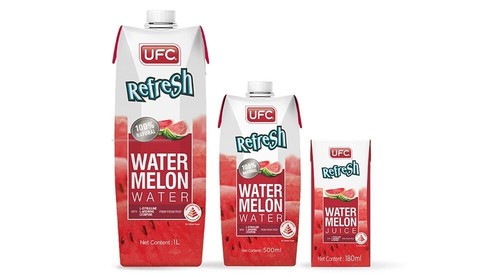 Арбузная вода без сахара Refresh, 180 мл UFC