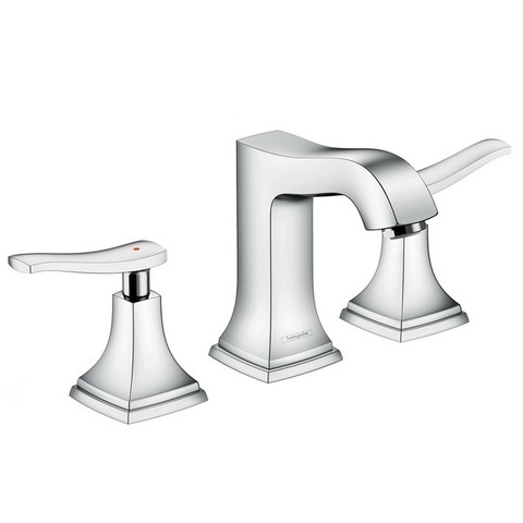 Hansgrohe Metropol Classic 31330000 Смеситель для раковины двухвентильный на 3 отверстия с донным клапаном
