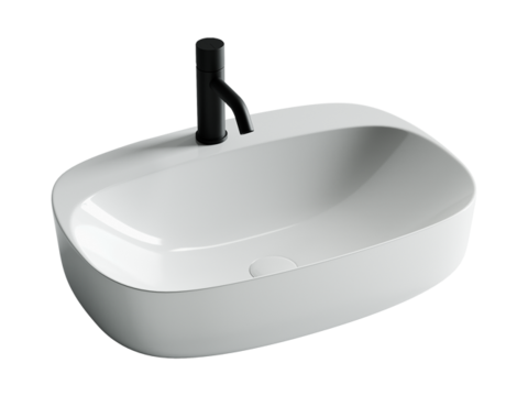 Ceramica Nova Element CN5012 Умывальник чаша накладная овальная, 59.5x42, цвет: белый
