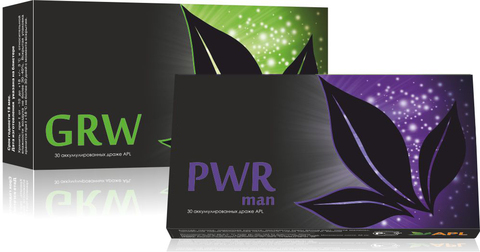 APL. Набор Аккумулированные драже APLGO GRW+PWR man для комплексной заботы о мужском здоровье