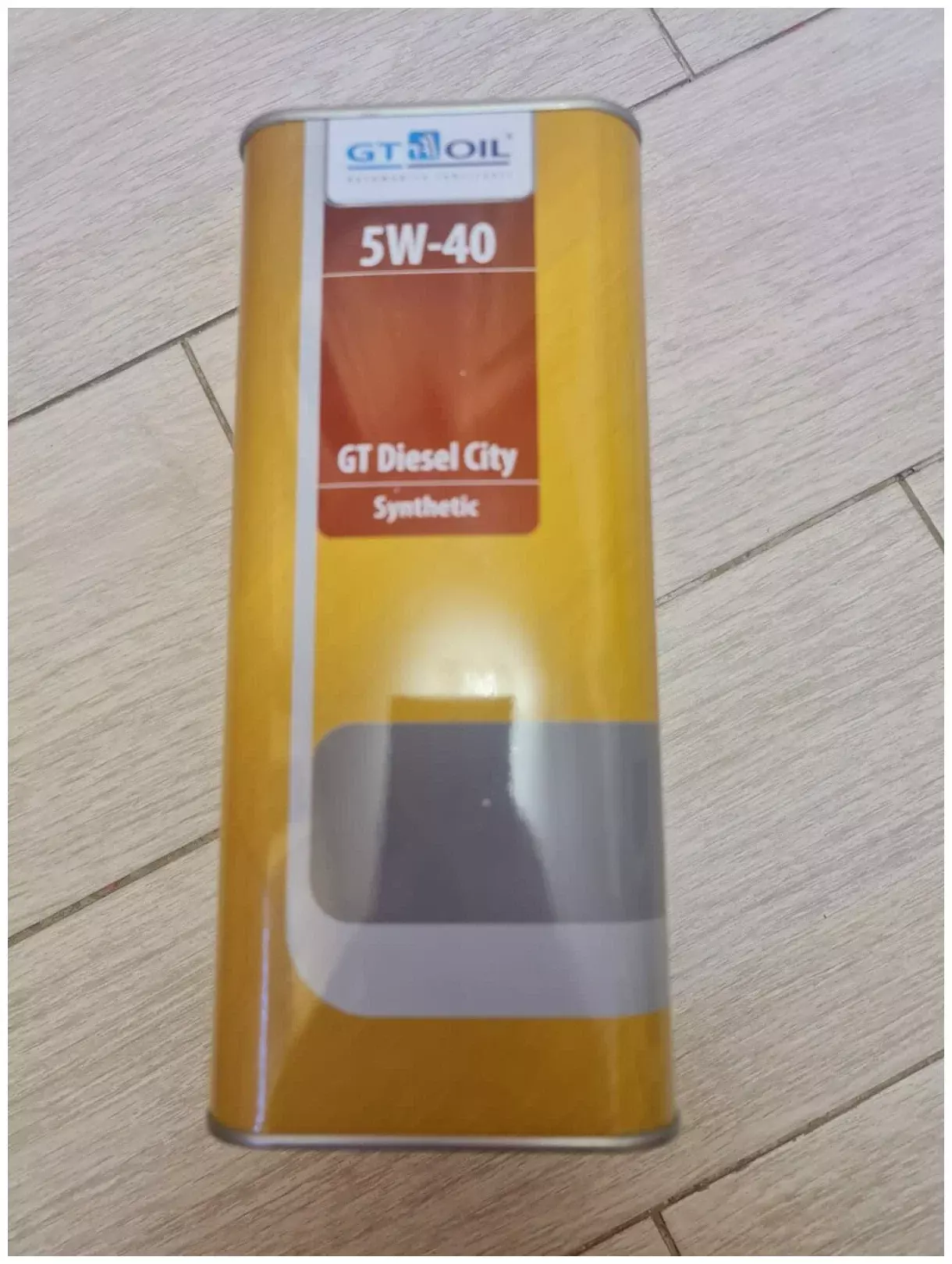 Масло моторное GT OIL GT Diesel City 5W-40 синтетическое 4 л