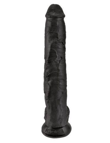 Фаллоимитатор-гигант черный King Cock 14 Cock with Balls