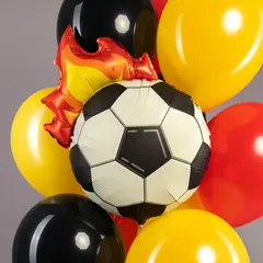 Связка гелиевых шаров Огненный мяч!