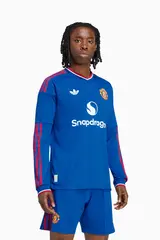 Футболка с длинными рукавами adidas Originals Manchester United 26/27 Away Authentic - синий