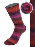 Пряжа Lana Grossa Meilenweit 100 Color Mix Soft 8065