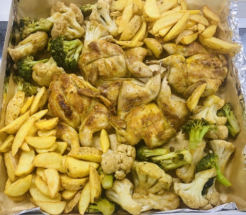 Банкетный сет из жареных перепёлок (2,3кг)