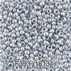 Бисер Чехия "GAMMA" круглый 6 10/0 2.3 мм F393 серебряный ( 18131 )