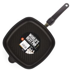 Сковорода гриль квадратная 26х26 см, съемная ручка, AMT Frying Pans Titan арт. AMT I-E264G