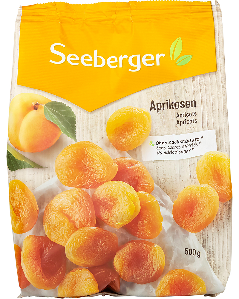 Абрикосы Seeberger сушеные крупные 500 гр.