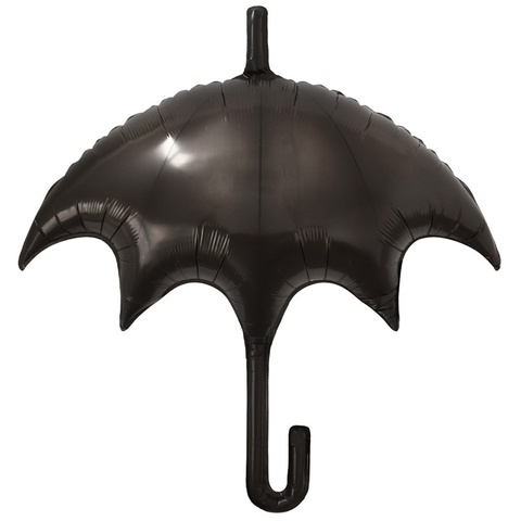 Шар К Фигура, Зонт мрачный, Черный, 33''/84 см, 1 шт.