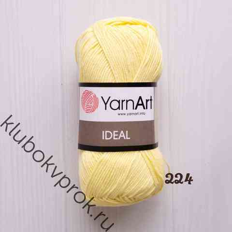 YARNART IDEAL 224, Светлый желтый