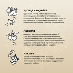 CRAFTIA HARMONA сухой корм для взрослых собак средних и крупных пород из курицы и индейки 2 кг