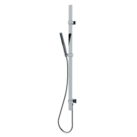 Bossini Apice D48088.030 Душевая штанга FLAT из латуни 110 см..,душевая лейка ,шланг Cromolux 150 см, цвет хром