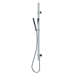 Bossini Apice D48088.030 Душевая штанга FLAT из латуни 110 см..,душевая лейка ,шланг Cromolux 150 см, цвет хром фото