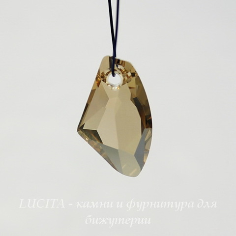 6656 Подвеска Сваровски Galactic Vertical Crystal Golden Shadow (19 мм) ()