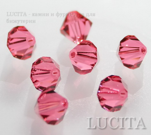 5328 Бусина - биконус Сваровски Indian Pink 8 мм ()