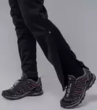 Детский утеплённый лыжный разминочный костюм Nordski Jr. Base Orange/Black