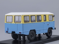 GAZ-66 AMS-66 Army Bus yellow-blue 1:43 Start Scale Models (SSM)