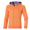 ASICS GIRLS ZIP HOODIE JR толстовка для девочки оранжевая - 2