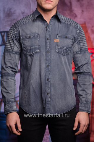 Affliction | Рубашка мужская HELL BOUND 110WV710 перед