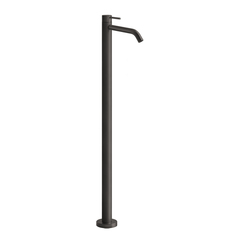 Gessi 316 54095#707 Напольный смеситель, без донного клапана, излив 150мм (внешняя часть), цвет: brushed black metal фото