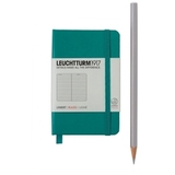 Блокнот Leuchtturm1917 зеленый(green) пустые страницы (А7)