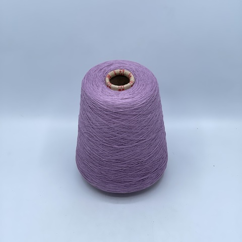 Бобинная пряжа,Cotton combed, 1693м. 100%Хлопок, Ирис(114), 39112