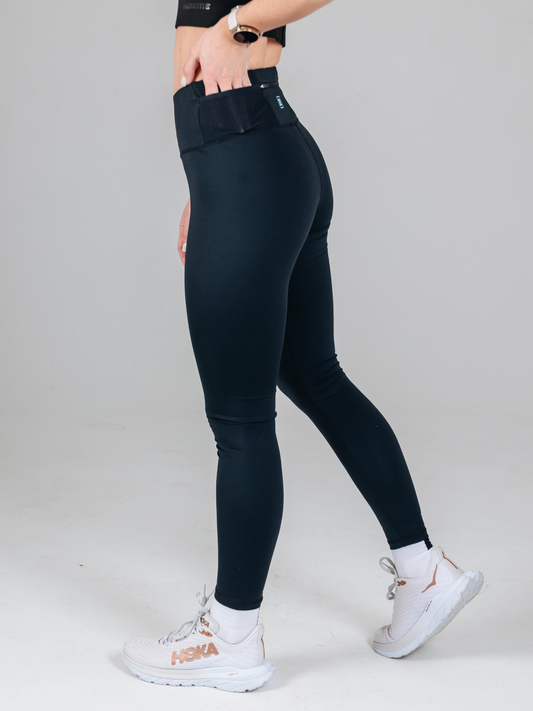 Женский комплект для тренировок Noname Clima Chill High Waist 26 розовый-черный - 16