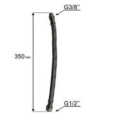 Шланг QUATTRO ELEMENTI A1001Inox 50L в металлической оплётке (910-225-903)