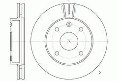 Диск тормозной вентилируемый G-brake  GR-02882