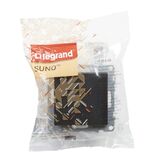Переключатель одноклавишный - Legrand SUNO - 10АХ 250В безвинтовые зажимы - Антрацит — фото 2