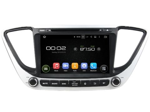 Штатная магнитола для Hyundai Solaris 2017+ Android 10 4/64GB IPS модель KD-8211PX5