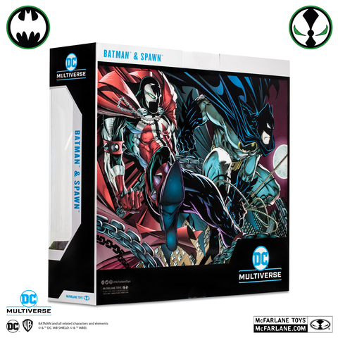 Бэтмен и Спаун набор фигурок Based on  Comics by Todd Mcfarlane