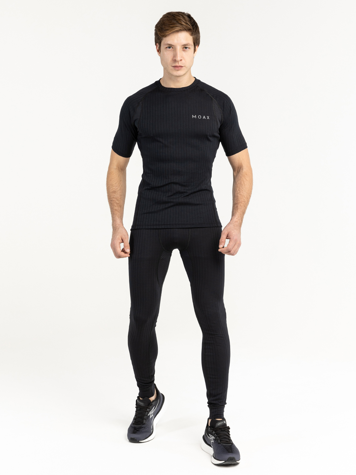 Мужской комплект спортивного термобелья Moax Active Pro black