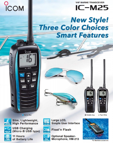 Icom M25 Handheld VHF Radio
