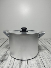 Кастрюля 2.5 л алюминиевая метал крышка (12шт) 14025