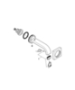 GROHE Allure 13264000 Излив для ванны настенный