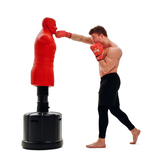 Манекен DFC Boxing Punching Man-Heavy c регулировкой высоты  TLS-AR (красный) фото №13