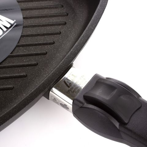 Сковорода гриль квадратная 26х26 см, съемная ручка, AMT Frying Pans Titan арт. AMT I-E264G