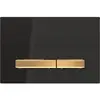 Geberit Sigma 115.672.DW.2 Смывная клавиша, для двойного смыва, цвет металлический латунь: латунь, черный