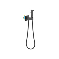 Aquatek Лира AQ1025MB Комплект для гигиенического душа встроенный, цвет: чёрный фото