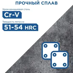 Отвертка POLYWOOD КОБАЛЬТ SL 3,0 х 75 мм CR-V, древесно-полимерная рукоятка (911-970)