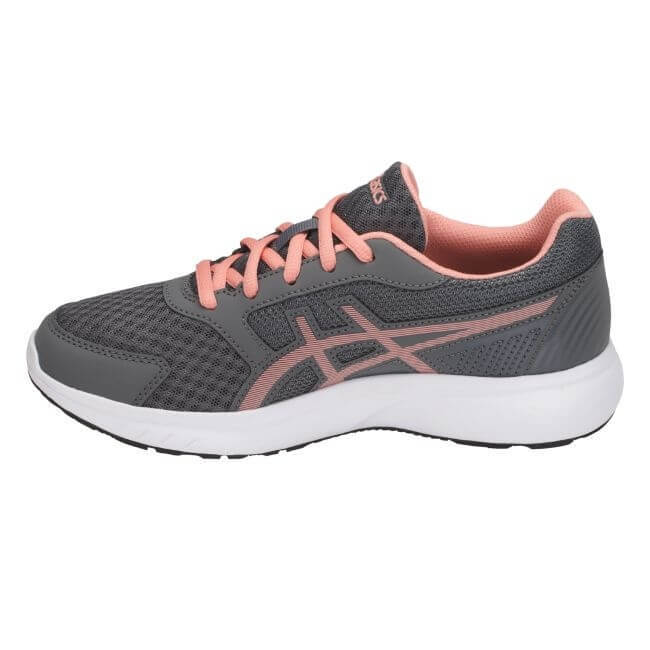 Asics Stormer 2 Gs кроссовки для бега детские серые-розовые - 5