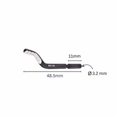 Лезвие для фаскоснимателя d.3,2мм MС-20 HSS Multi-Cutting CP GRATEX 22200
