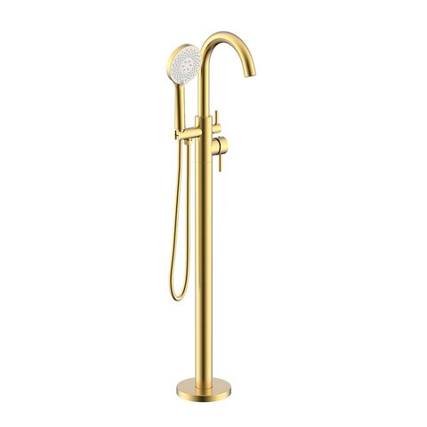 NEMO NM-2354BG Напольный смеситель для ванны BRUSH GOLD