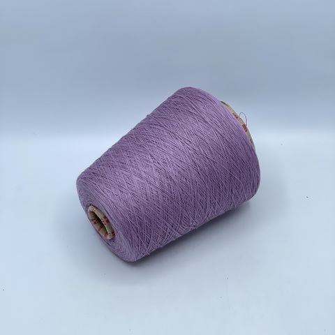 Бобинная пряжа,Cotton combed, 1693м. 100%Хлопок, Ирис(114), 39112