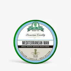 Мыло для бритья Stirling Mediterranean Man 170 мл